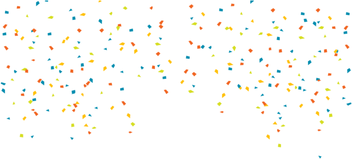 Confetti Png Hd - Transparente Serpentina Png (768x338), Png Download