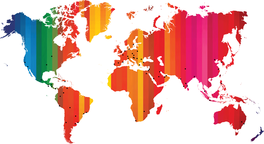 View Map - World Map (1045x569), Png Download