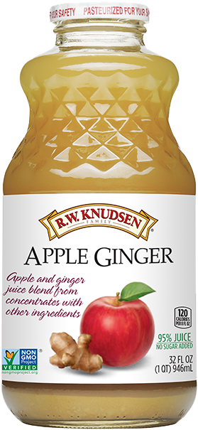 Apple Ginger - Apple Juice With Ginger (300x615), Png Download