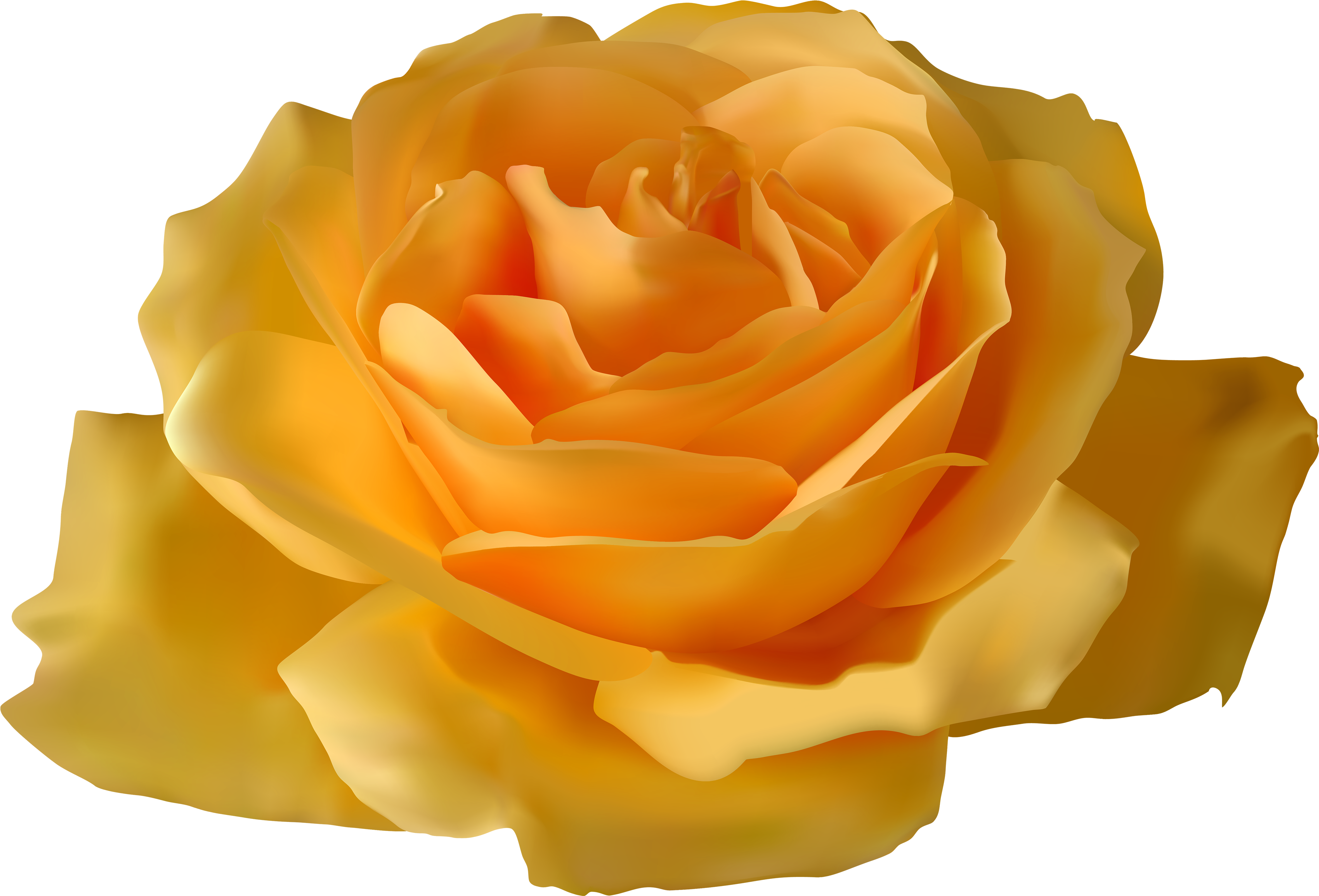 Yellow Rose Png Clipart - Purple Rose With Stem Transparent Background (4000x2738), Png Download