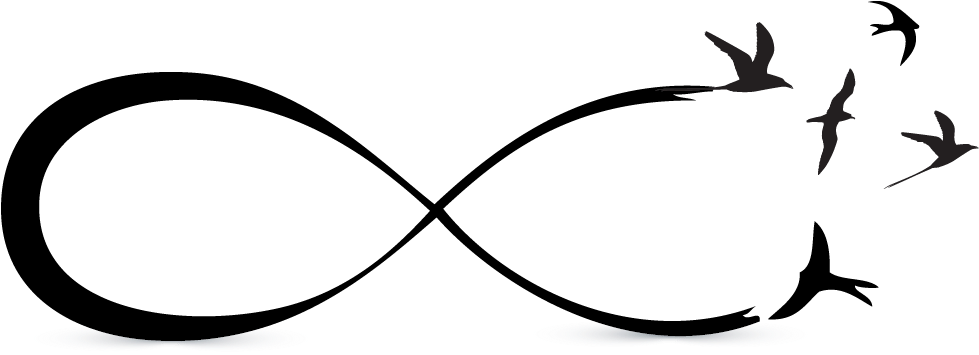 Infinity Tattoo Png - Infinity Png Logo (1050x371), Png Download