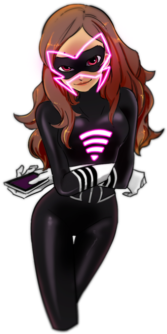 Miraculous Ladybug, Alya, And Chat Noir Image - Lady Wifi (500x670), Png Download