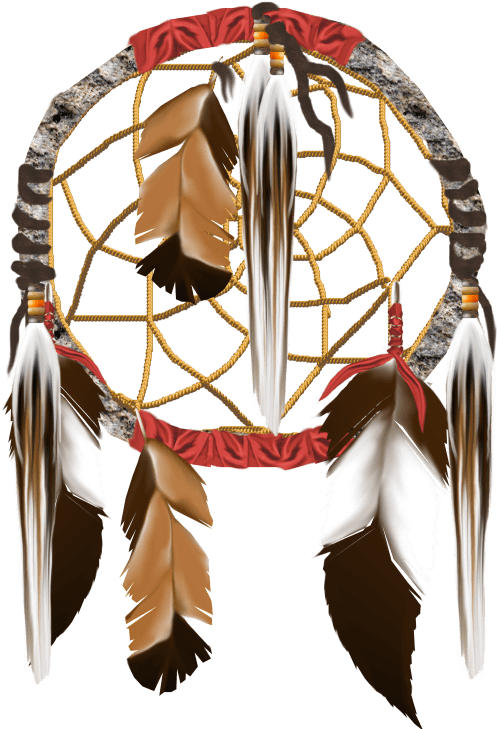 Download - Dream+catchers Tattoo 1 Queen Duvet (550x733), Png Download