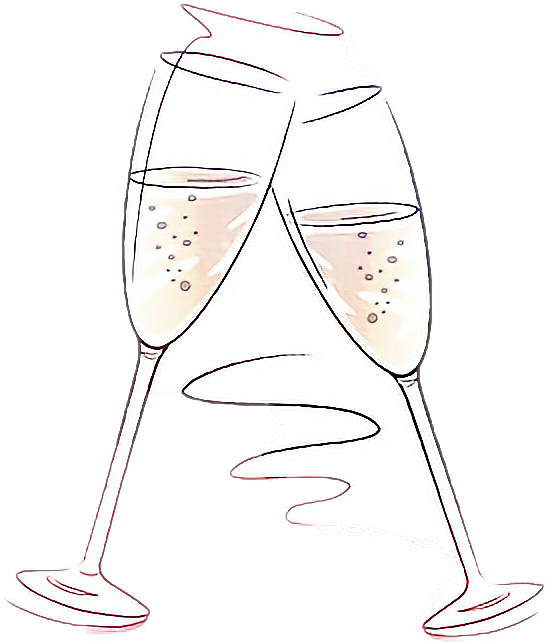 Champagne (546x642), Png Download