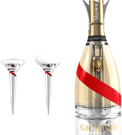 Raise A Toast With The Space Champagne Designed For - Mumm Grand Cordon Stellar (768x432), Png Download