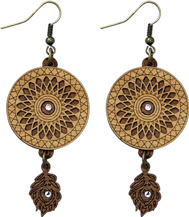 Fashion Accessories - Earrings - Dreamcatcher - Earrings (600x600), Png Download