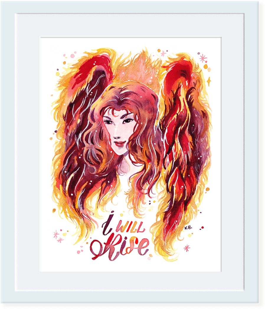 I Will Rise - Illustration (1080x1080), Png Download