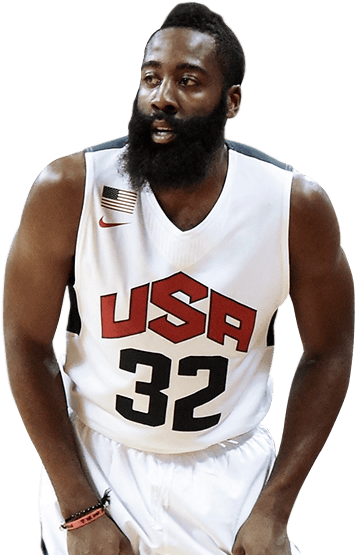 James Harden Usa - Basketball Player (640x562), Png Download