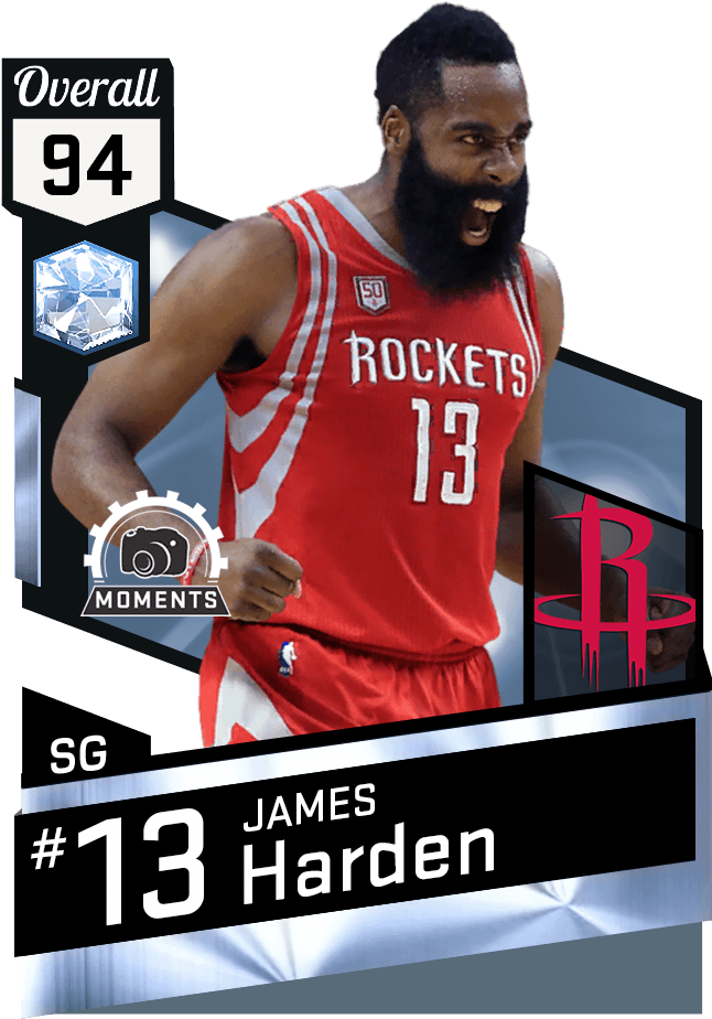 James Harden - Diamond Russell Westbrook Nba 2k17 (651x941), Png Download