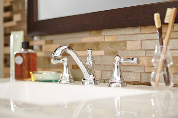 Champagne Toast Interlocking Pattern 4mm Glass Stone - Bathroom (1140x500), Png Download