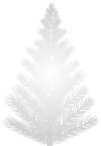White Pine Tree Png Clip Art Image - Christmas Tree (416x600), Png Download