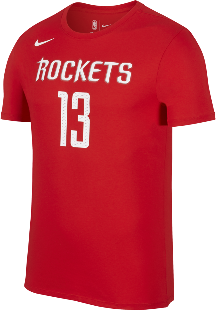 Men's Houston Rockets Nike James Harden Icon Name & - Houston Rockets Jersey (1000x1000), Png Download