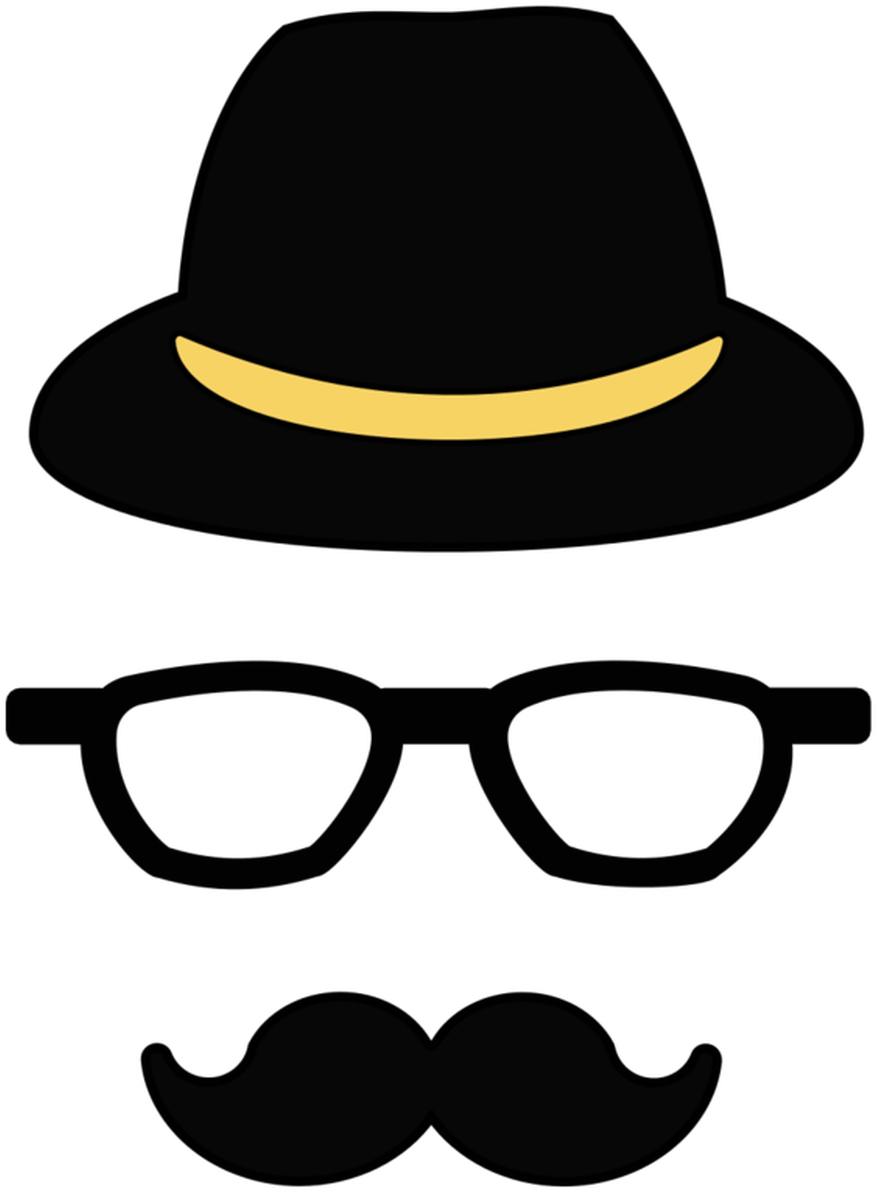 Hipster Set Clipart - Hipster Clip Art (900x1211), Png Download