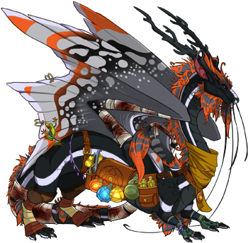 06mm Stitches - Dragon (350x350), Png Download