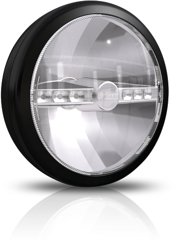 Lighting Systems Cibiã© Oscar Super Led Wide Beam And - Cibie Mini Oscar Led Lamp Black (383x519), Png Download