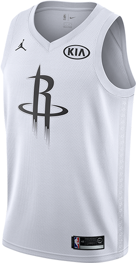 Air Jordan Nba All-star Edition James Harden Swingman - All Star 2018 Jersey (500x667), Png Download