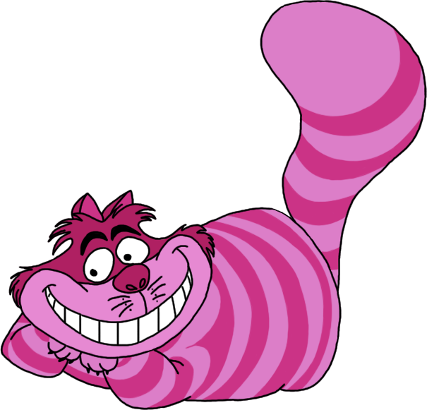 Cheshirecat - Disney Characters Alice In Wonderland (605x581), Png Download