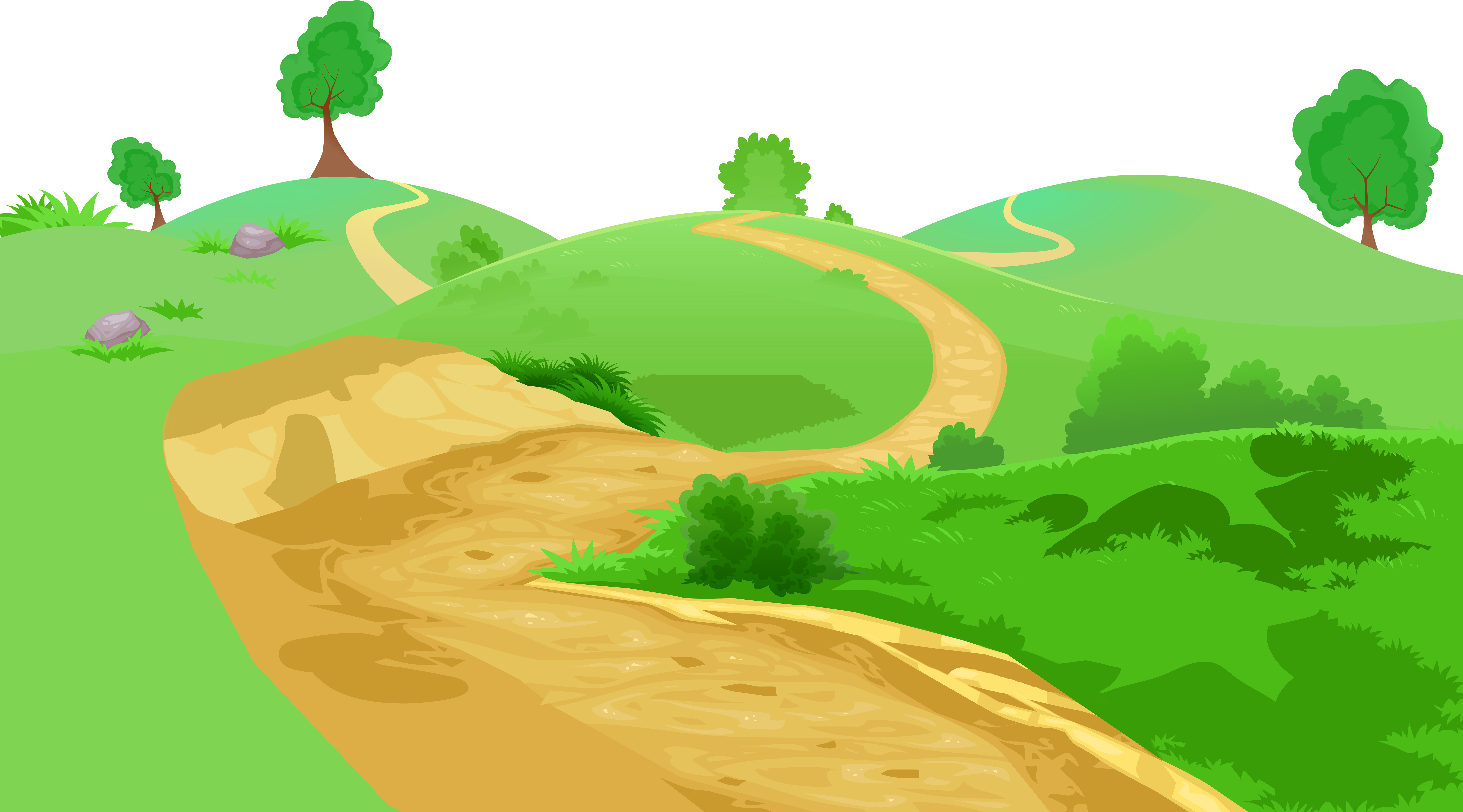 Pathway Clipart (8000x4618), Png Download