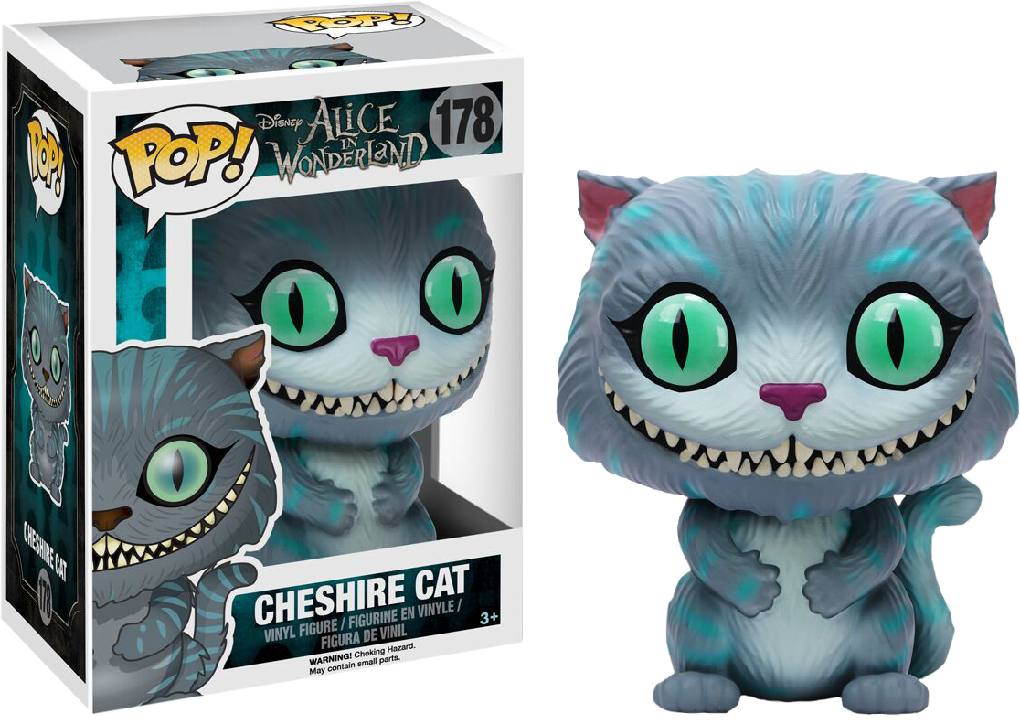 Cheshire Cat Pop Vinyl Figure (1116x792), Png Download