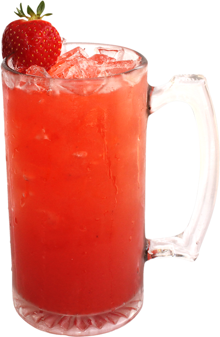 Strawberry Aguas Frescas San Joses Original Mexican - Agua Frescas Png (496x700), Png Download