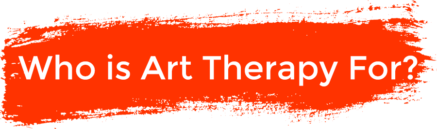 Brushstroke-who Is Art Therapy - Art Therapy (900x267), Png Download