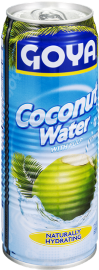 Goya Coconut Water With Pulp - Goya Coconut Water 17.6 (600x600), Png Download