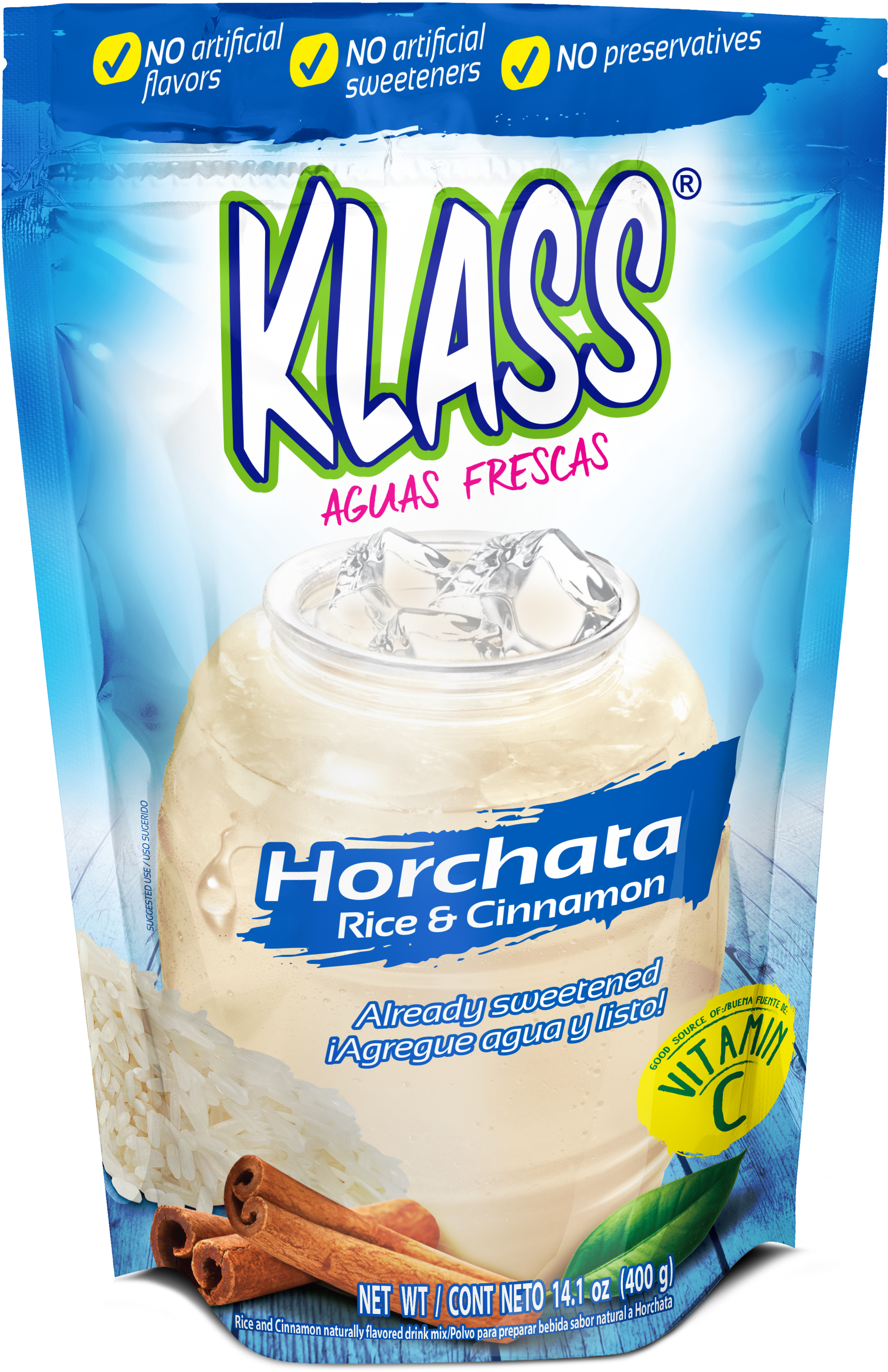 Klass Horchata Naturally Flavored Drink Mix - Klass Mango Drink Mix, 17.3 Oz (2598x3942), Png Download