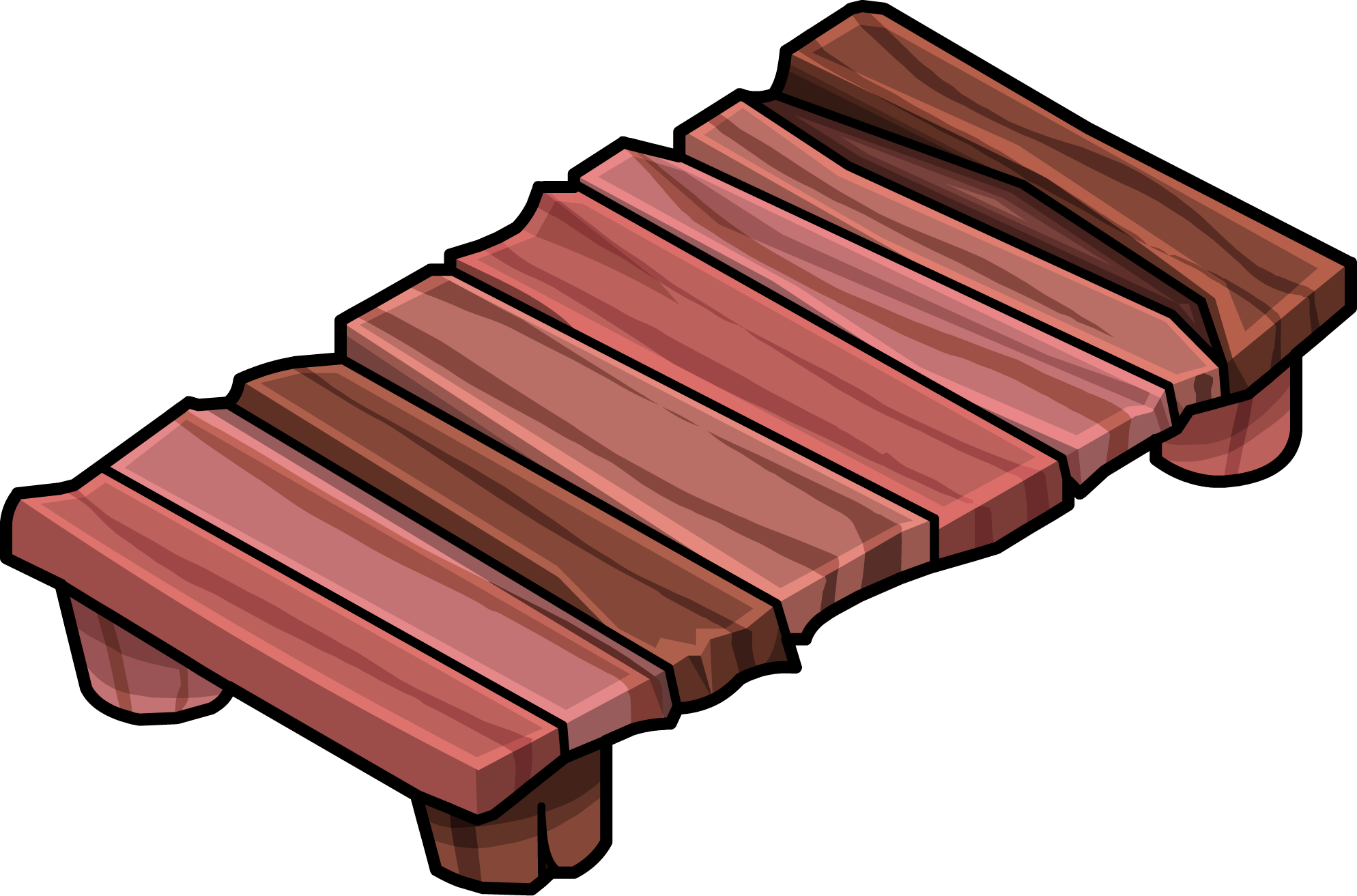 Wooden Walk Icon 939 - Clip Art (1988x1313), Png Download