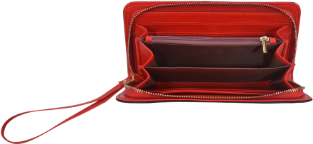 Groovy Paint Brush Strokes With Music Notes Women's - Cute Wallet (500x500), Png Download