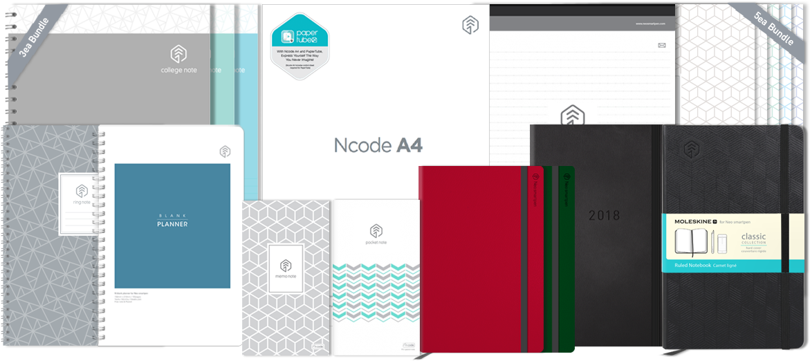 A4-sized Paper Pads, And Stylish Journals - Neolab N Moleskine Notebook, (1250x630), Png Download