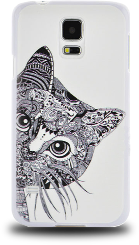 Alice In Wonderland Cheshire Cat Phone Case - Coque Etui De Protection Personnalisation Rigide Pour (494x600), Png Download