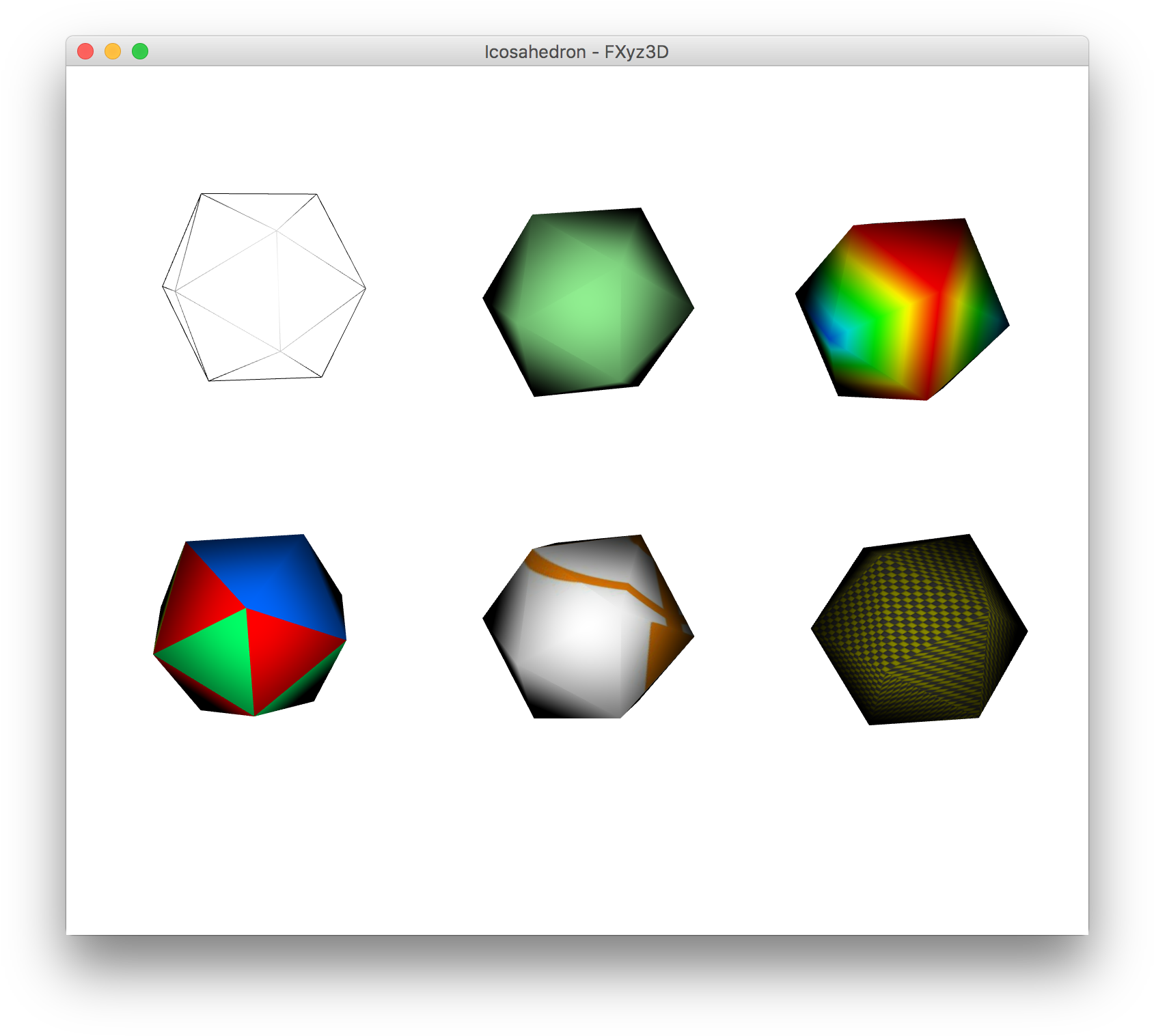 Icosahedra Textures - Texture Mapping (1720x1540), Png Download