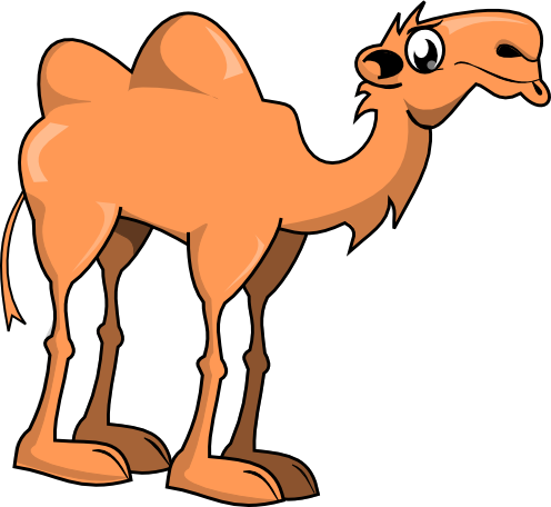Funny Camel Clipart - Camel Clipart (496x456), Png Download