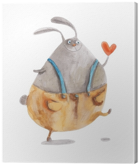 Hand Drawing Watercolor Illustration Canvas Print • - Watercolor Painting (400x400), Png Download