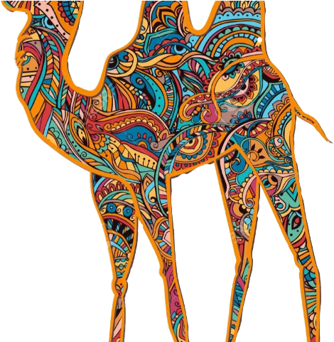 Amazing Coloring Outlines: Adult Coloring Books Abstract (480x480), Png Download