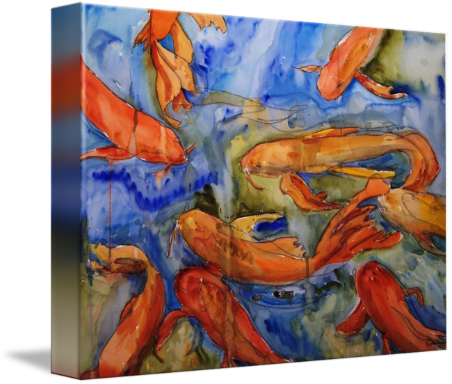 Png Black And White Download Drawing Competitions Watercolor - Koi Gems Bathroom Shower Curtain (650x552), Png Download