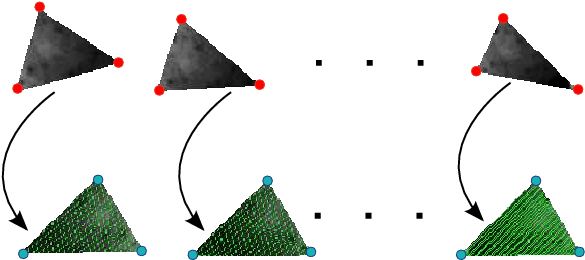 The 3d Mesh Is Projected On Different Views And The - Christmas Tree (625x259), Png Download