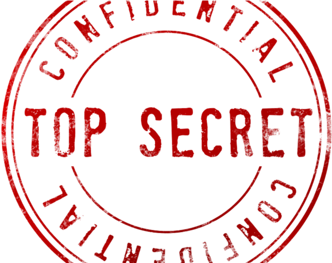 Confidential - Top Secret Stamp Png (825x510), Png Download