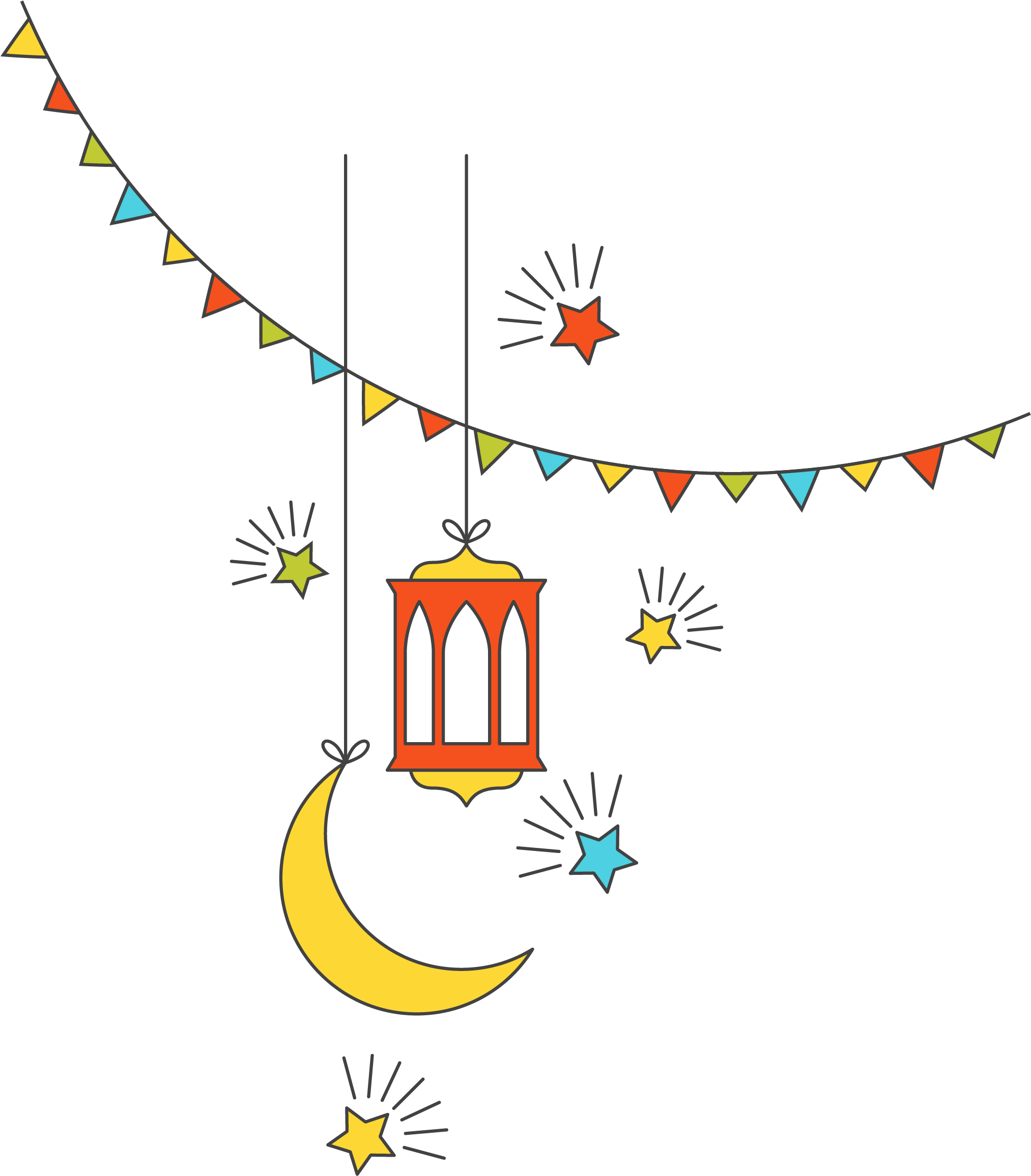 Download Vector Download Eid Al Adha Religion Clip Art Flat Background Islamic New Year Vector Png Image With No Background Pngkey Com