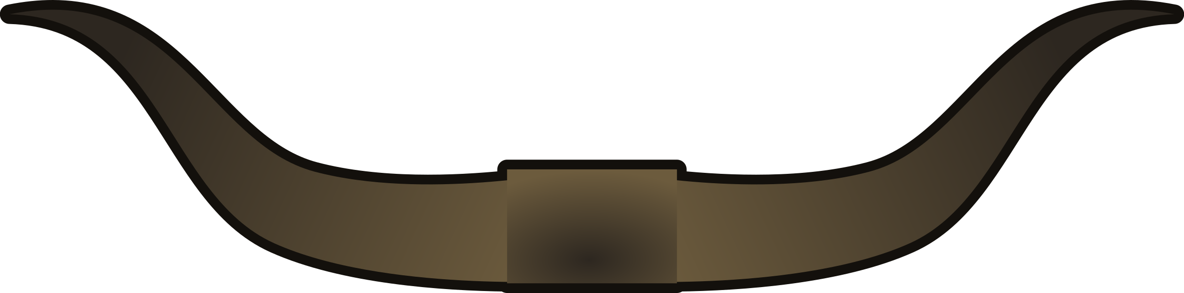 Medium Image - Cachos De Toro Dibujo (800x198), Png Download