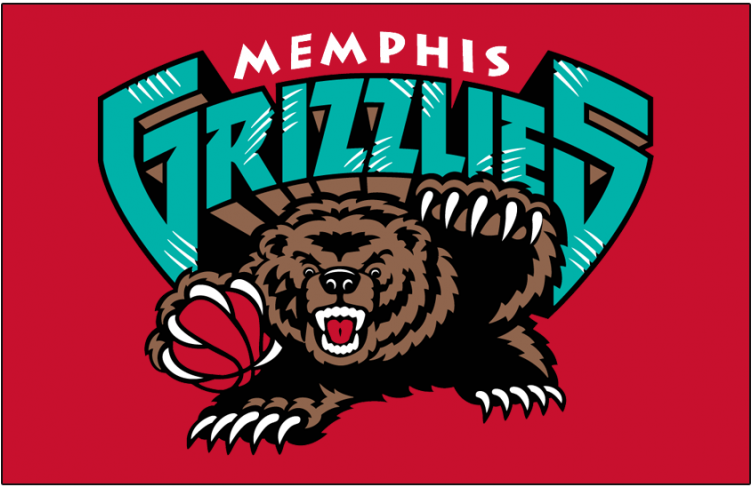 Memphis Grizzlies Logos Iron On Stickers And Peel-off - Memphis Grizzlies Logo 2001 (750x930), Png Download