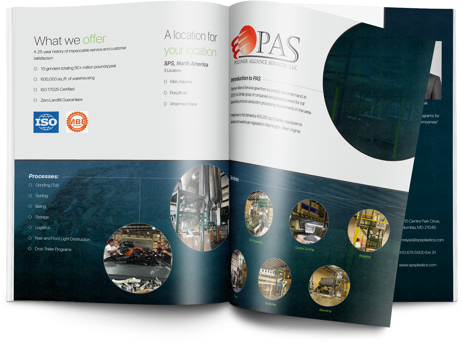 A Custom Brochure Design Made For A Client In The Manufacturing (1920x1377), Png Download