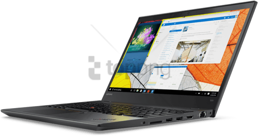 Free Png Lenovo Laptop Png Png Image With Transparent - Lenovo Thinkpad T570 (850x604), Png Download