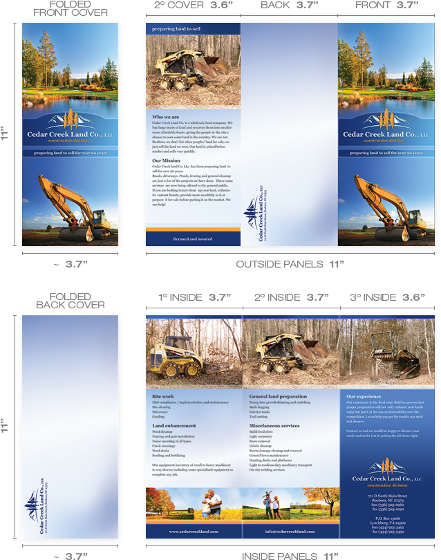 Self Mailer Tri Fold Brochure - Example Of Travel Brochure Back And Front (757x830), Png Download