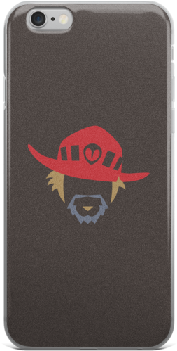 Iphone Case Overwatch Mccree Minimalist - Mobile Phone Case (600x600), Png Download