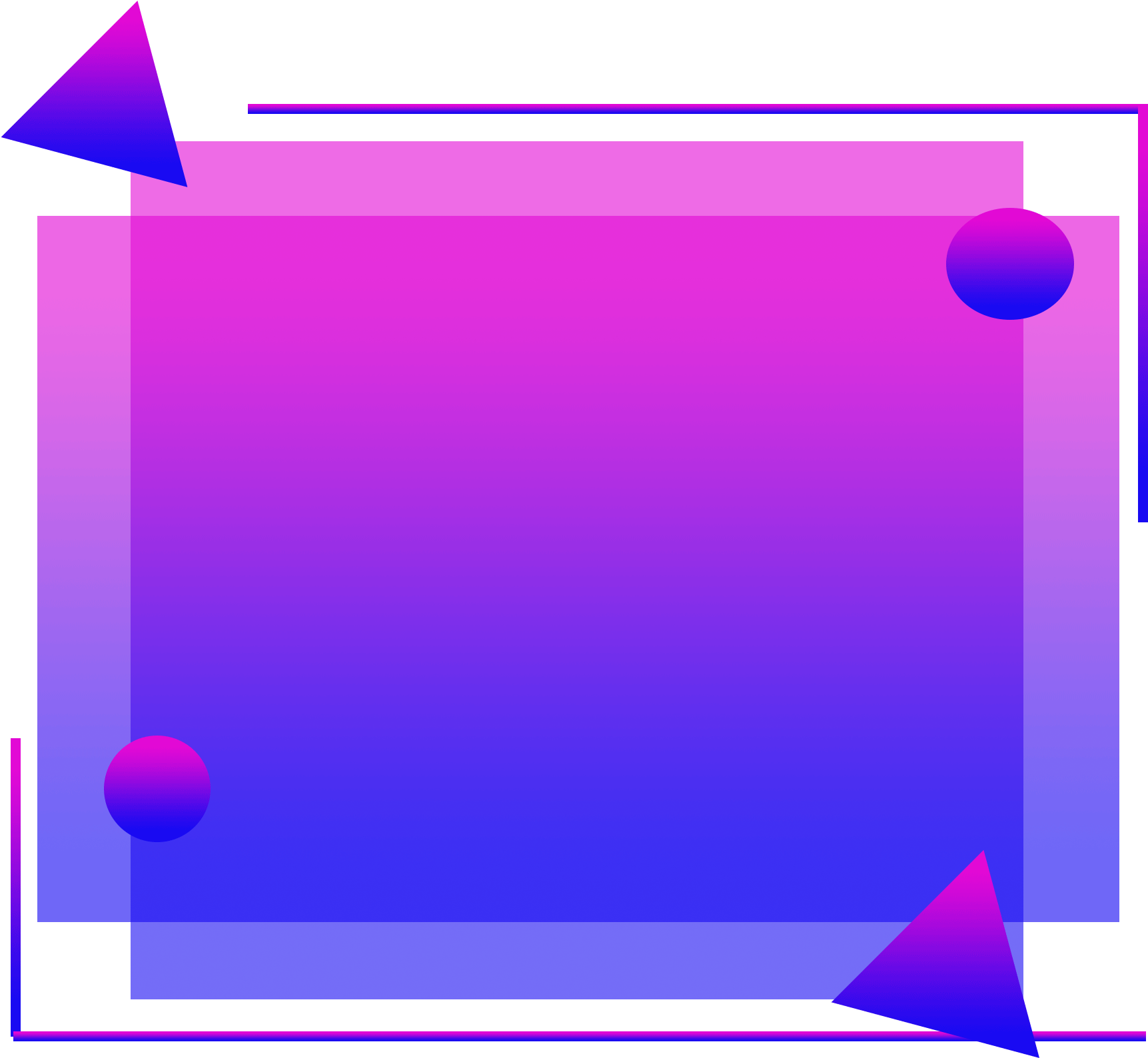 Violeta Azul Color Pop Comercial Estilo Tecnológico - Graphic Design (2000x2000), Png Download