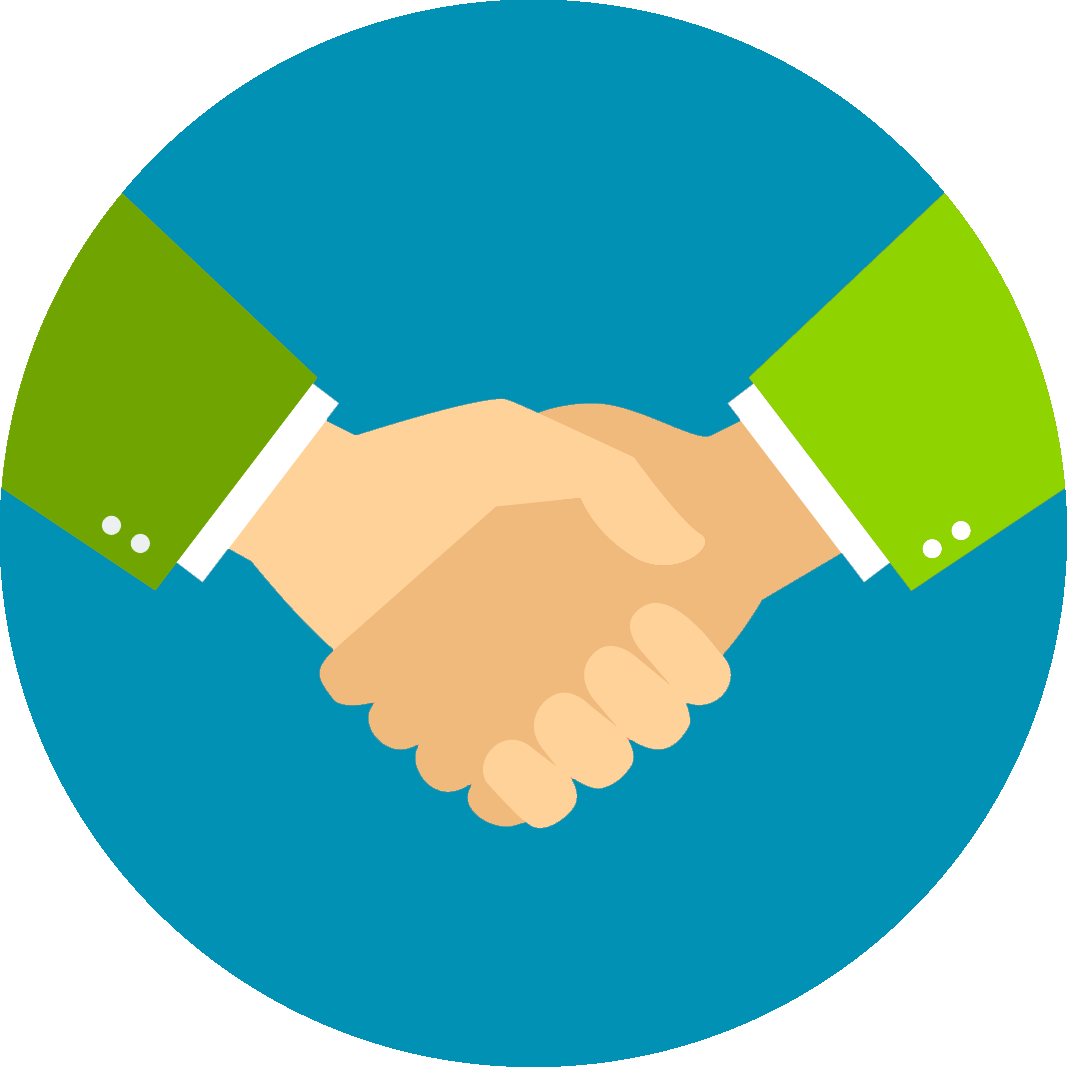 Integration - Handshake Clipart Circle (1067x1067), Png Download