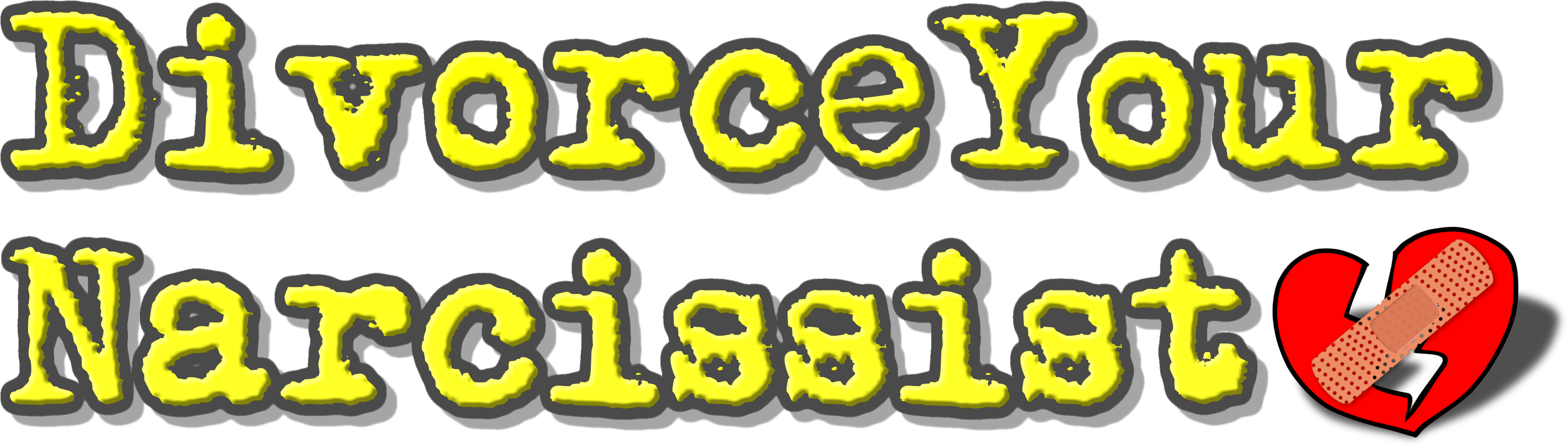 Divorce Your Narcissist (3827x1231), Png Download