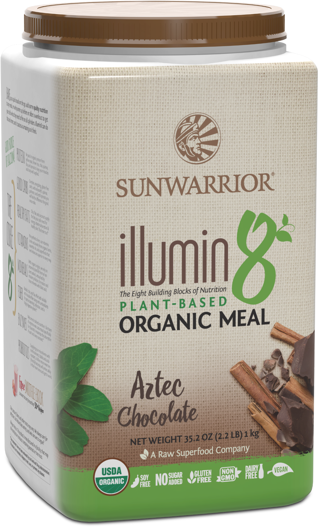 Illumin8 Aztec Chocolate - Sunwarrior Illumin8 (3000x2000), Png Download
