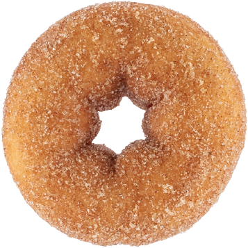 Cinnamon Donut - Bagel (490x750), Png Download